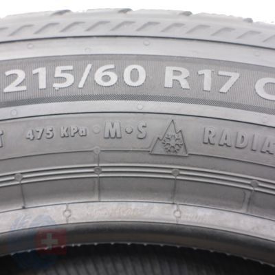 7. Opony 215/60 R17C 2x BARUM 109/107T Snovanis 3 Zimowa 2022 Jak Nowe
