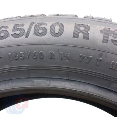 6. 2 x CONTINENTAL 165/60 R15 77T ContiWinterContact TS850 Zima 2016 Jak Nowe