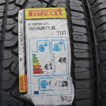 2. Opony 255/60 R18 2x PIRELLI 112T XL Scorpion Atr Letnie M+S 2018 Jak Nowe Nieużywane