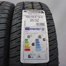 2. Opony 195/70 R15C 2x BARUM 104/102R Vanis AllSeason Wielosezonowe 2022 Nieużywane