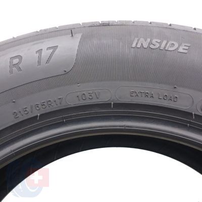 6. 4 x MICHELIN 215/65 R17 103V XL Primacy 4 S2 Lato 2022 Jak Nowe Nieużywane 