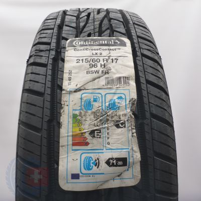 Opona 215/60 R17 1x CONTINENTAL 96H ContiCrossContact LX2 Letnia M+S 2020 Jak Nowa Nieużywana