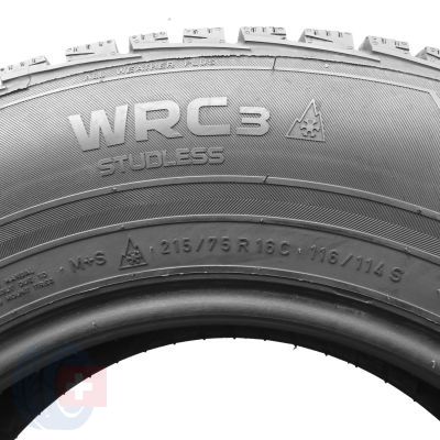 5. 2 x NOKIAN 215/75 R16C 116/114S WR C3 Zima 2015 8-8,2mm