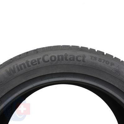 8. 4 x CONTINENTAL 225/55 R18 102V XL WinterContact TS 870P Zima 2022 Jak Nowe NIEUŻYWANE