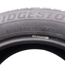 5. Opony 2x BRIDGESTONE 215/55 R17 94V  AO Blizzak Lm001 Zimowe 2018, 2019 6-6,8mm