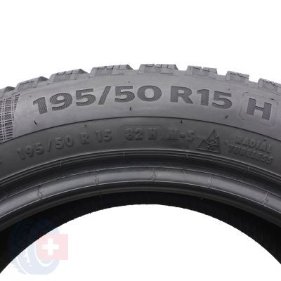 5. 2 x CONTINENTAL 195/50 R15 82H WinterContact TS860 Zima 2018 6-6,5mm