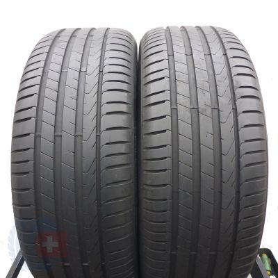 4. Opony 225/55 R17 4x PIRELLI 97W Cinturato P7 BMW Letnie 2021, 2024 6-6,2mm