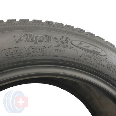 5. 2 x MICHELIN 205/55 R16 91H Alpin 5 Run Flat Zima 7mm
