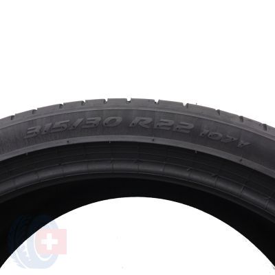 11. 2 x PIRELLI 315/30 R22 107Y P Zero PZ4 BMW Lato 2021 5,2mm