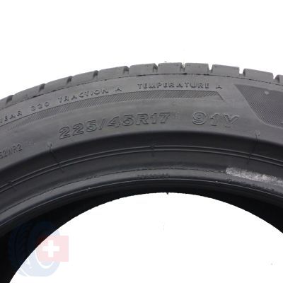 4. Opony 225/45 R17 2x BRIDGESTONE 91Y Turanza 6 Letnie 2023 6-6,8mm