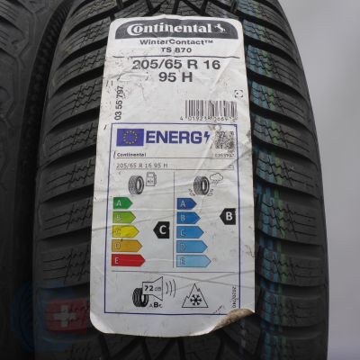 2. Opony 205/65 R16 4x CONTINENTAL 95H WinterContact Ts870 Zimowe 2022 Nieużywane 2. Opony 205/65 R16 4x CONTINENTAL 95H WinterContact Ts870 Zimowe 2022 Nieużywane
