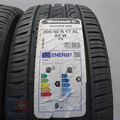 2. Opony 205/40 R17 2x BARUM 84W XL Bravuris 5HM Letnie 2020 Nieużywane