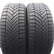 Opony 215/55 R17 2x MICHELIN 94H Alpin6 Zimowe 2022 Jak Nowe 7,5mm