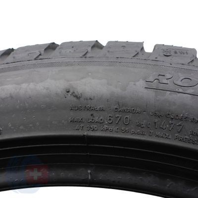 8. 2 x PIRELLI 245/40 R19 94V Sottozero 3 Winter J Zima 2014 6,2mm