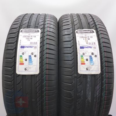 Opony 235/60 R18 2x CONTINENTAL 103W ContiSportContact 5 N0 Letnie 2022 