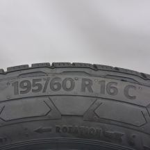 6. Opony 195/60 R16C 2x CONTINENTAL 99/97T VanContact Winter Zimowe 2023