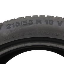 5. 4 x CONTINENTAL 215/55 R18 99V XL WinterContact TS850P Zima 2021 Jak Nowe 7,2-7,8mm