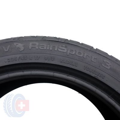 4. Opona 225/45 R17 1x UNIROYAL 91V RainSport 3 Letnia 2017 6,2mm