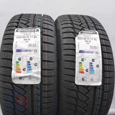 3. Opony 205/40 R17 4x CONTINENTAL 84H XL WinterContact TS 850 P Zimowe 2023 Nieużywane 