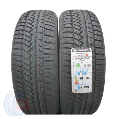 2 x CONTINENTAL 235/60 R17 106V XL WinterContact TS850P Zima 2020 Jak Nowe