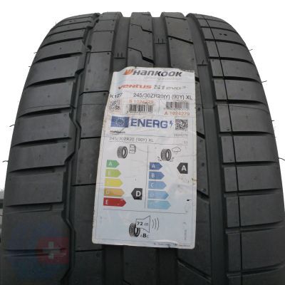 1 x HANKOOK 245/30 ZR20 90Y XL Ventus S1 evo3 K127 Lato 2022 Jak Nowa Nieużywana 