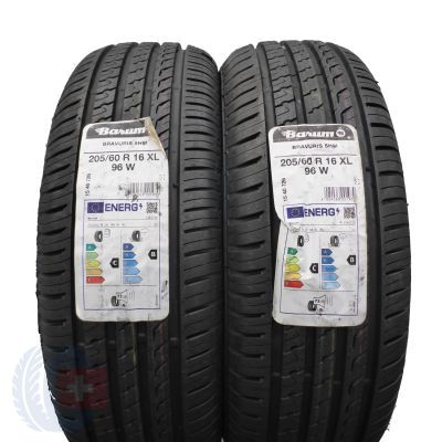 Opony 205/60 R16 2x BARUM 96W XL Bravuris 5 Letnie 2022 Nieużywane 