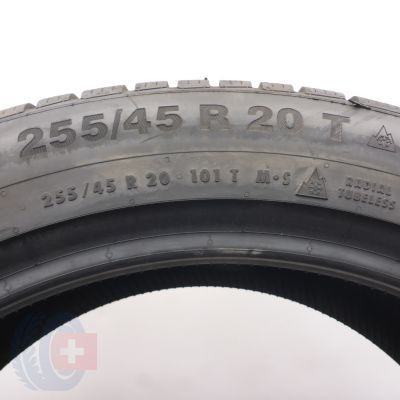 5. Opony 255/45 R20 2x CONTINENTAL 101T WinterContact TS850P Seal Zimowe 2020, 2021 Jak Nowe Nieużywane 