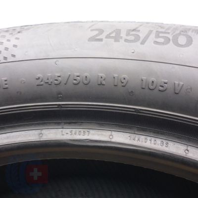 5. 2 x CONTINENTAL 245/50 R19 105V XL WinterContact TS860S SSR BMW Zima 2020 7,5-8,2mm