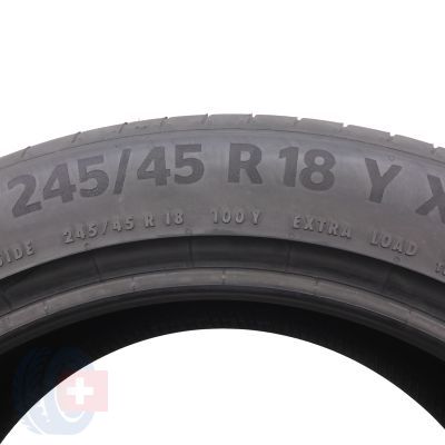 4. 2 x CONTINENTAL 245/45 R18 100Y XL PremiumContact 6 Lato 2018 6,5-6,8mm