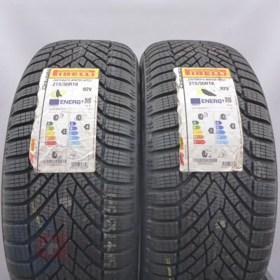Opony 215/50 R18 2x PIRELLI 92V Cinturato Winter WTC2 Zimowe 2022  Opony 215/50 R18 2x PIRELLI 92V Cinturato Winter WTC2 Zimowe 2022
