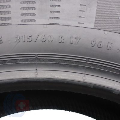 4. 4 x CONTINENTAL 215/60 R17 96H 7,5mm ContiEcoContact 5 Lato DOT14