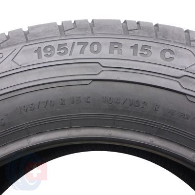 2. 1 x CONTINENTAL 195/70 R15C 104/102R ContiVanContact 200 Lato 2019 Jak Nowa