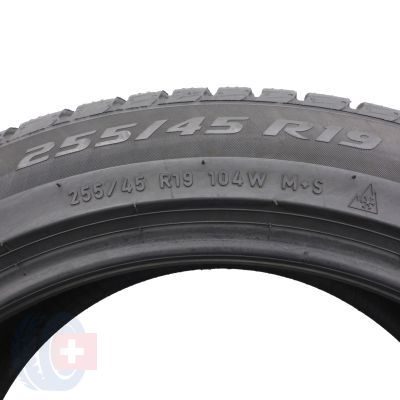 5. Opony 255/45 R19 4x PIRELLI 104W XL Winter Sottozero 3 PNCS Zimowe 2021/23 6-6,5mm