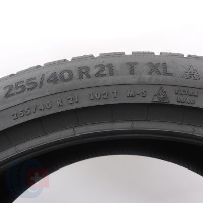 6. Opony 255/40 R21 2x CONTINENTAL 102T XL WinterContact TS 870 P Zimowe 2022 Jak Nowe