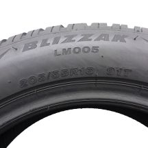 3. Opona 205/55 R16 1x BRIDGESTONE 91T Blizzak LM001 Zimowa 2019 Jak Nowa 8mm
