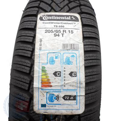 2. 1 x CONTINENTAL 205/65 R15 94T ContiWinterContact TS 850 Zima 2015