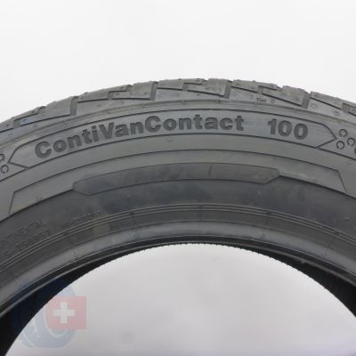 7. Opony 195/60 R16C 4x CONTINENTAL 99/97H ContiVanContact 100 Letnie 2022/23 Jak Nowe