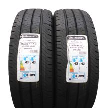 4. 4 x CONTINENTAL 215/60 R17C 109/107T VanContact Eco Lato 2021 Jak Nowe