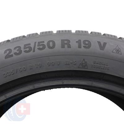 4. Opona 235/50 R19 1x CONTINENTAL 103V XL WinterContact TS 850 P A0 Zimowa 2022 7,2mm Jak Nowa