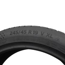 5. Opony 245/45 R19 2x CONTINENTAL 102V XL WinterContact TS870P Zimowe 2023 Jak Nowe 7,5-8mm