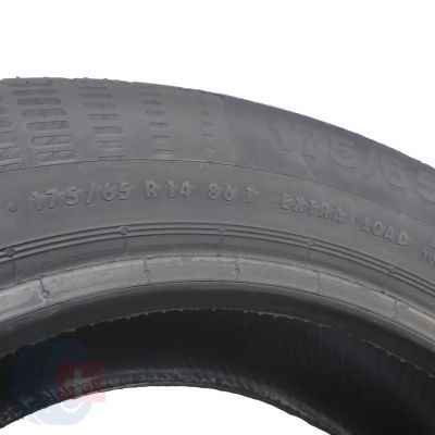 6. 4 x CONTINENTAL 175/65 R14 86T XL ContiEcoContact 5 Lato 2016 7,2mm Jak Nowe