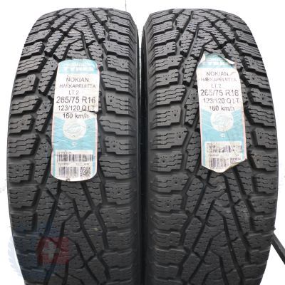 4. Opony 265/75 R16 4x NOKIAN 123/120Q Hakkapelita LT 2 Zimowe 2017 NIeużywane 