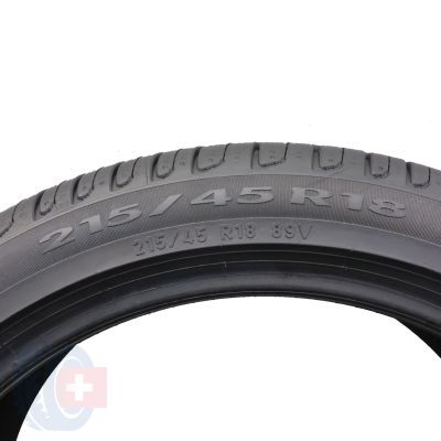 4. 2 x PIRELLI 215/45 R18 89V Cinturato P7 Lato 2019, 2022 5,7-6,7mm