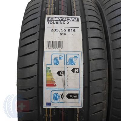 2. 2 x DAYTON 205/55 R16 91V Touring 2 Lato 2019 Jak Nowe