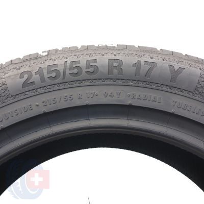 5. Opony 215/55 R17 2x BARUM 94Y Bravuris 3 Letnie 2019 Jak Nowe