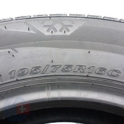 5. Opony 195/75 R16C 2x NEXEN 110/108R WinGuard WT1 Zimowe 2023 Jak Nowe Nieużywane 