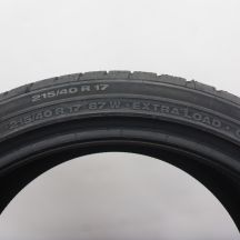 5. Opony 215/40 R17 2x CONTINENTAL 87W XL ContiPremiumContact 2 A0 Letnie 2024 Jak Nowe 