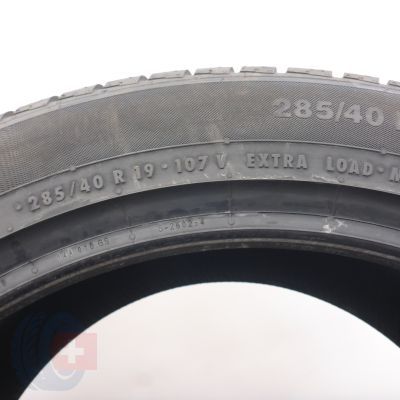 6. Opony 285/40 R19 2x CONTINENTAL 107V XL ContiWinterContact TS830P BMW Zimowe 2023 Nieużywane