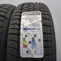 2. Opony 215/55 R18 4x CONTINENTAL 95T WinterContact TS 850 P SEAL Zimowe 2022 Jak Nowe 