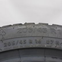 6. Opony 205/45 R16 2x Continental 87H XL WinterContact TS 870 Zimowe 2022